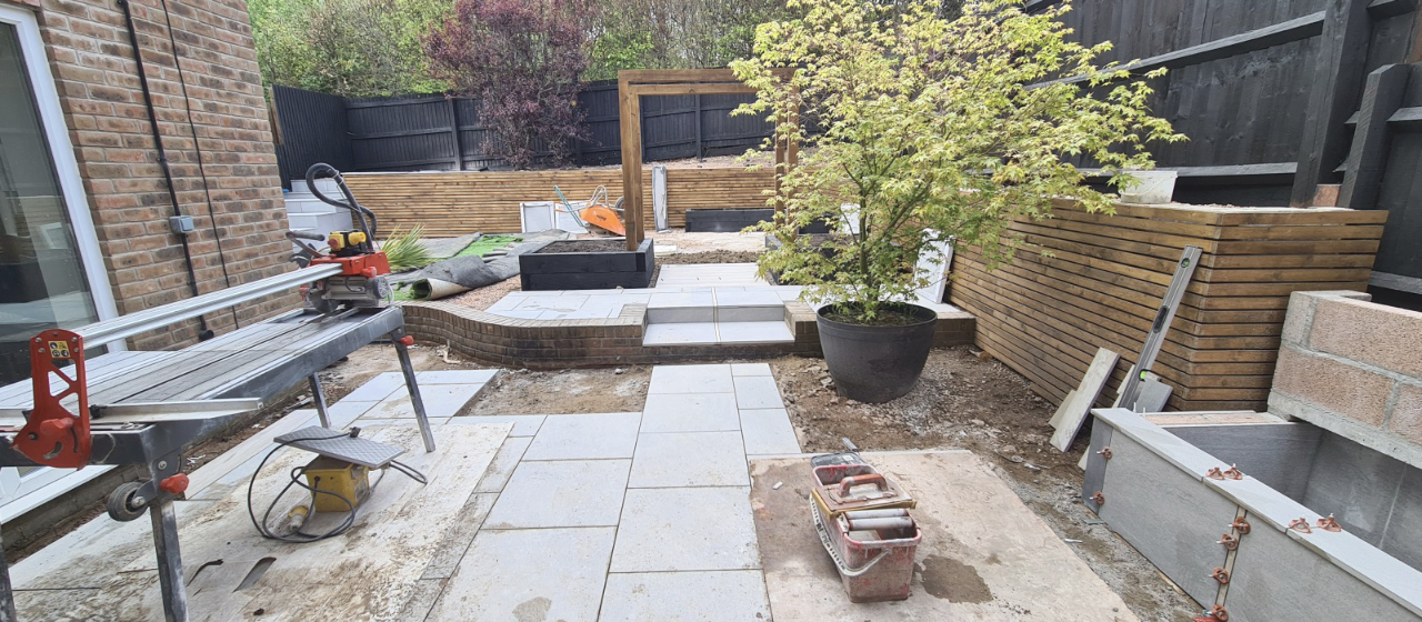 Replacing patio slabs with new Replacing patio slabs with new